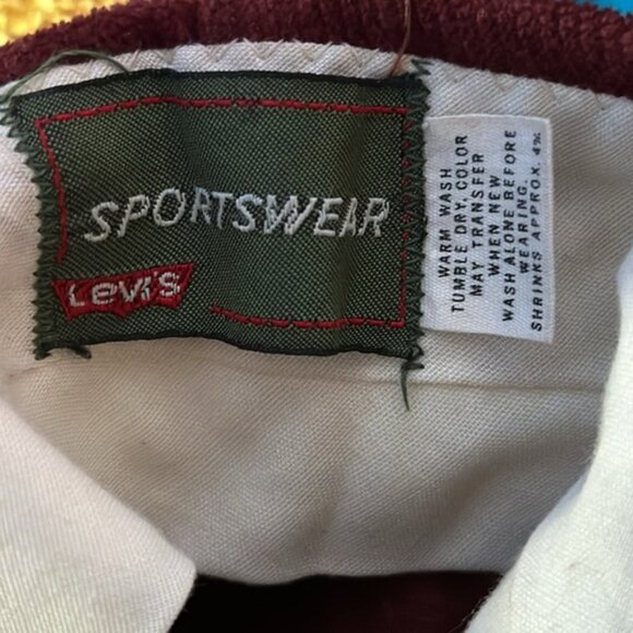 Levi's Vintage Rust Color Corduroy Jeans 1960's - Picture 5 of 6